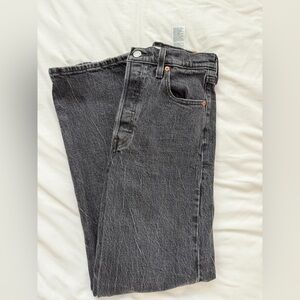Levi's Charcoal Straight Jeans